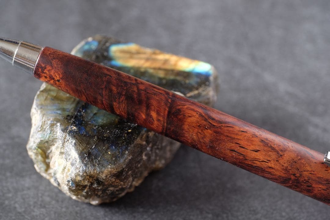 PG5木軸カスタム0184　高村杢工房 製図用シャーペン　ホンジュラスローズ瘤