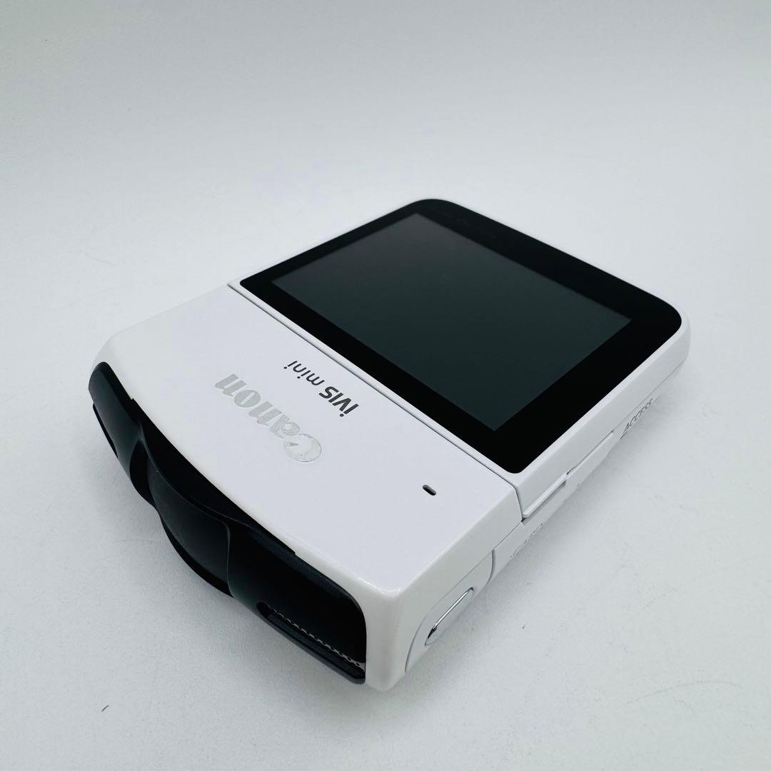 【美品】CANON IVIS mini ホワイト デジタルビデオカメラ