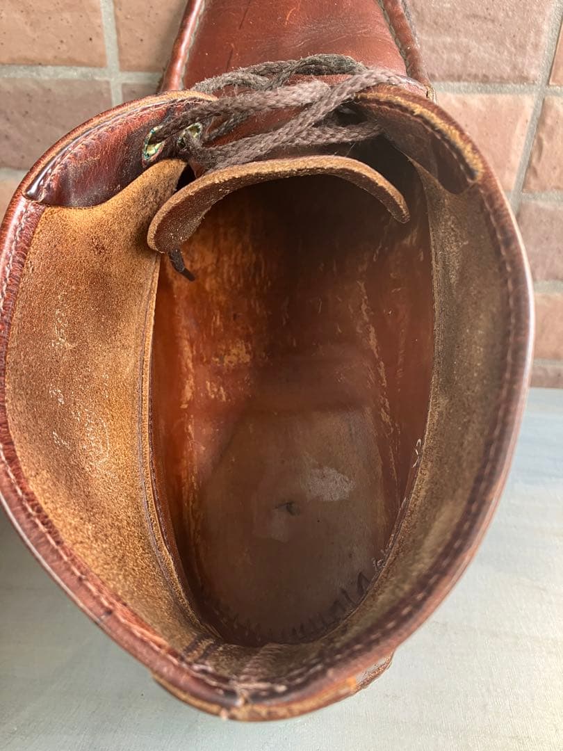 希少 ラッセルモカシン 7 トリプルヴァンプ クロムエクセル 赤茶 ホーウィン