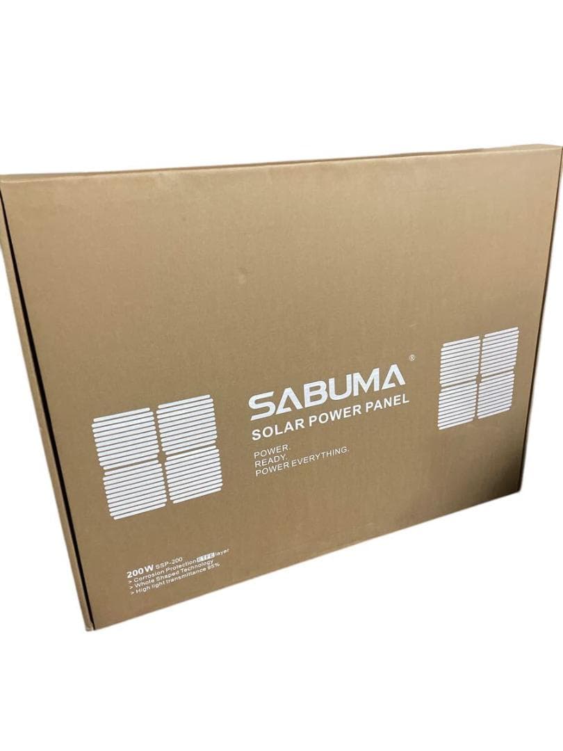 未開封　SABUMA ソーラーパネル 200W 折り畳み 太陽光パネル