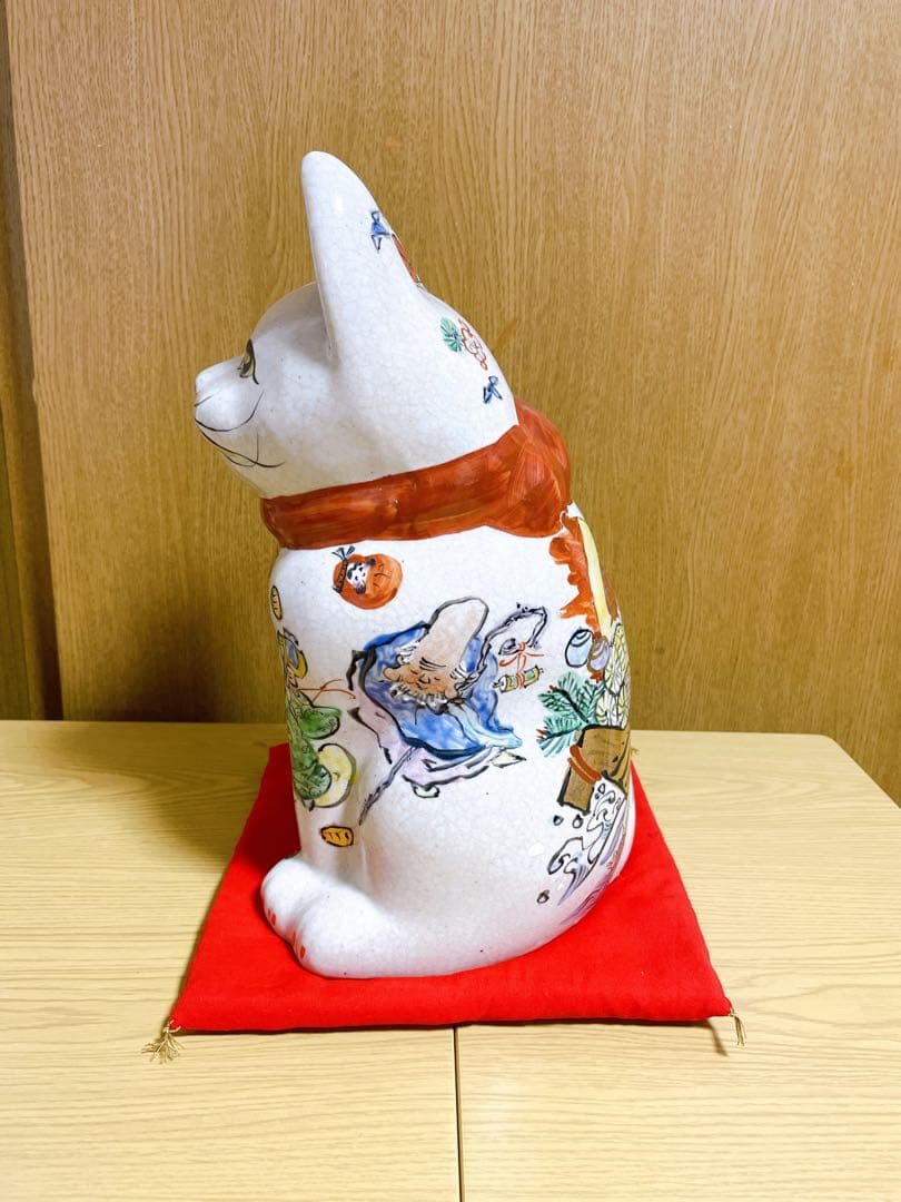 【入手困難】美濃焼 和田一人 七福神招き猫(大) 右手