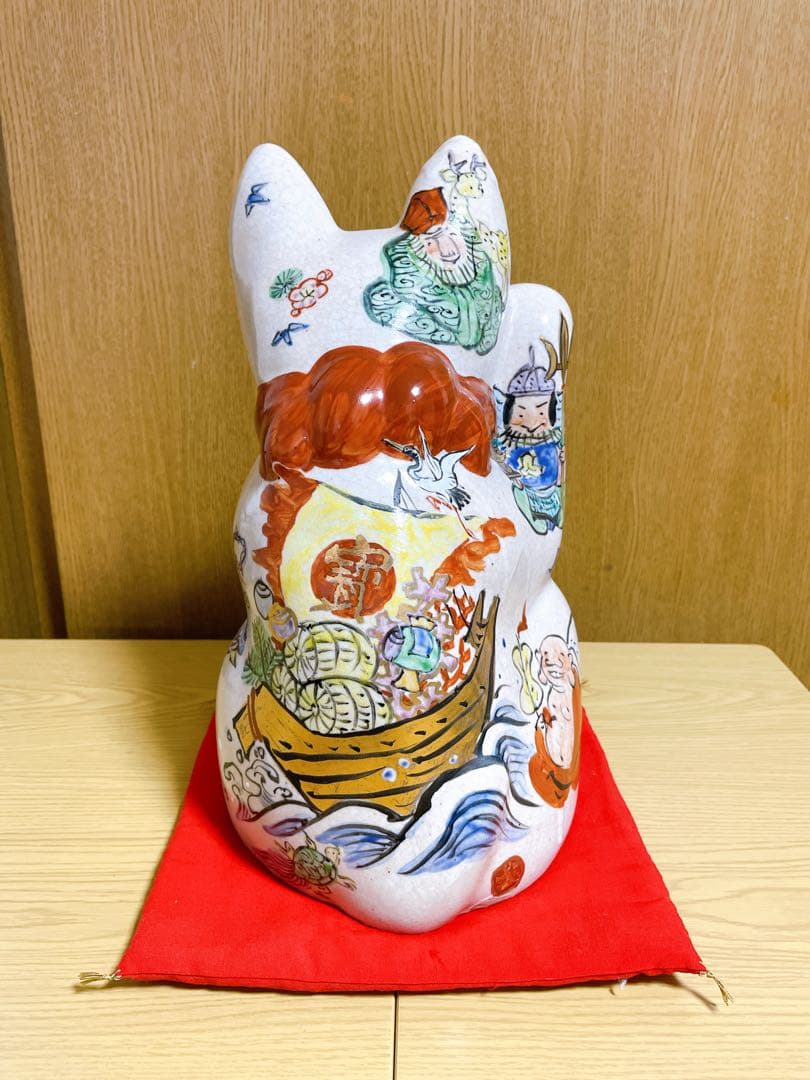 【入手困難】美濃焼 和田一人 七福神招き猫(大) 右手
