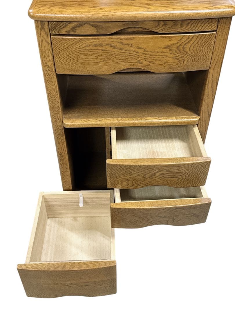 浜本工芸 楢無垢材FAX台 　電話台/リビングボード/サイドボード