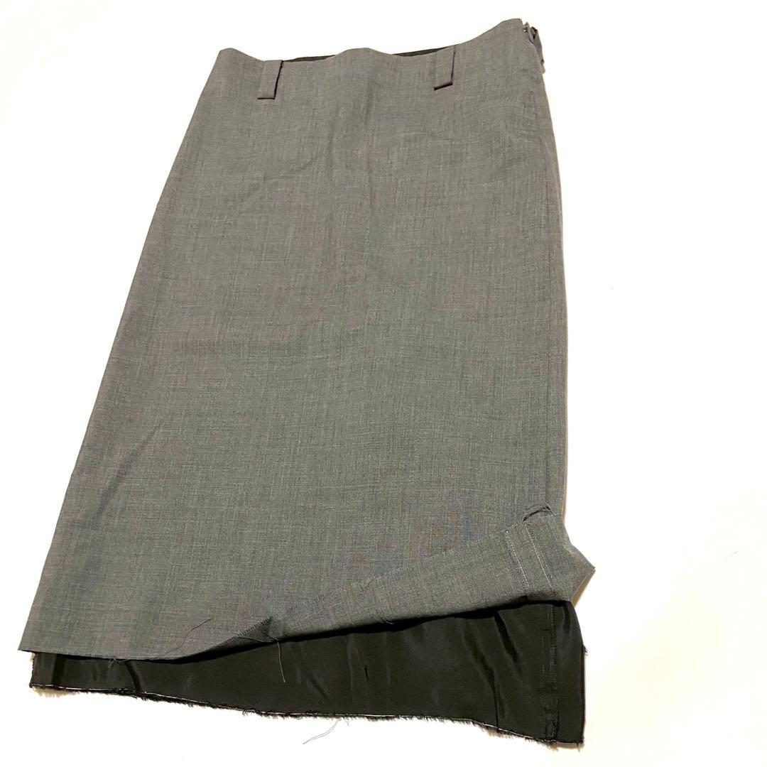 完売 マディソンブルー LOW WAIST STRAIGHT スカート グレー