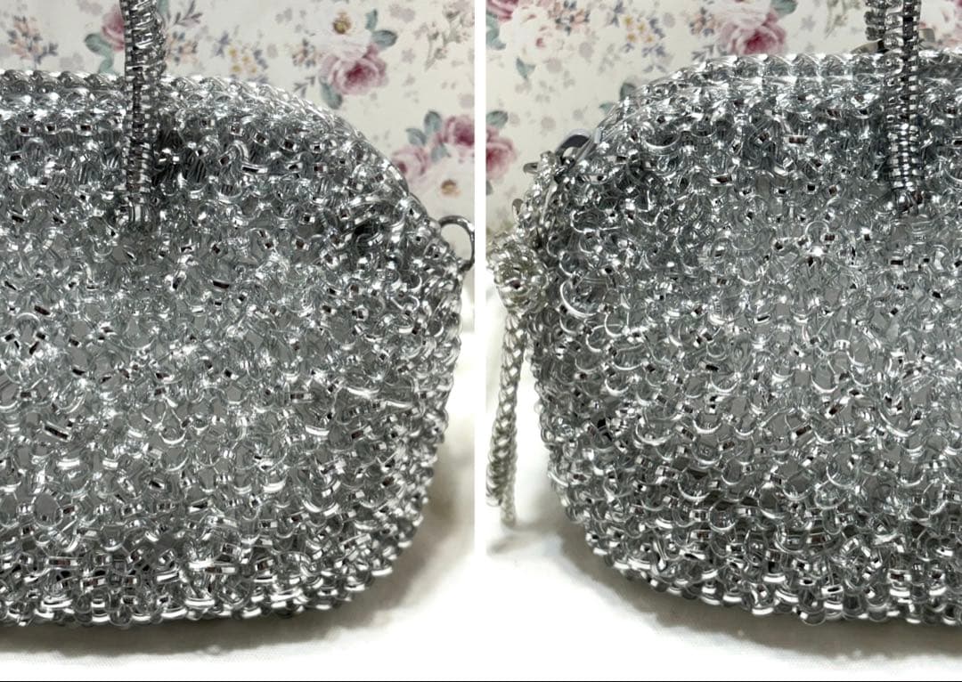 ☆アンテプリマ☆コンフェット スモール シルバー ワイヤーバッグ