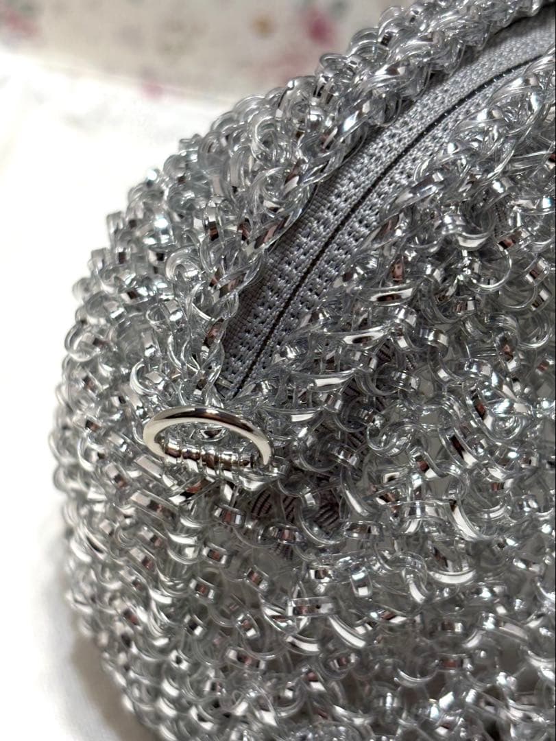 ☆アンテプリマ☆コンフェット スモール シルバー ワイヤーバッグ