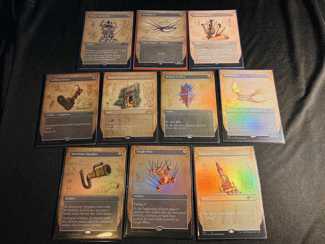 MTG Foil Secret Lair Series 設計図 10枚セット