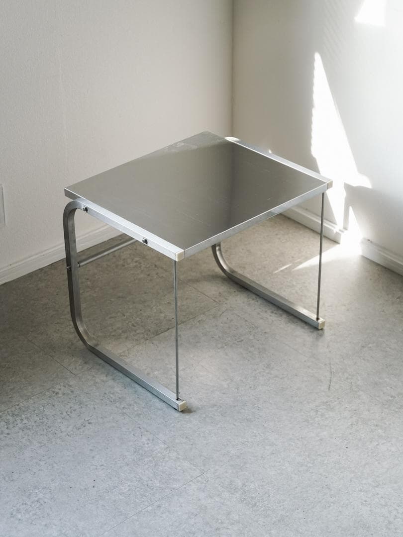 vintage ステンレス サイドテーブル 無機質 モダン ミッドセンチュリー