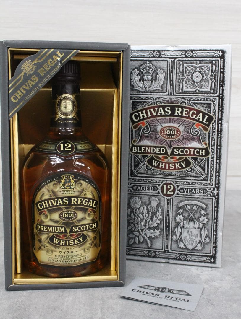 ▲未開栓 7本セット シーバスリーガル スコッチウイスキー 12年 ミズナラ