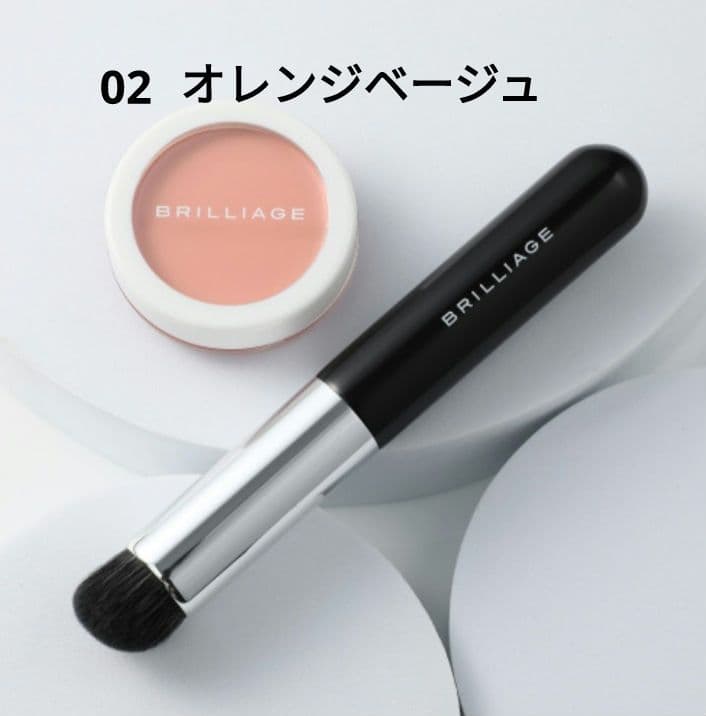 ブリリアージュ カモフラージュコンシーラーチーク ＆ ワイドフィンガーブラシ