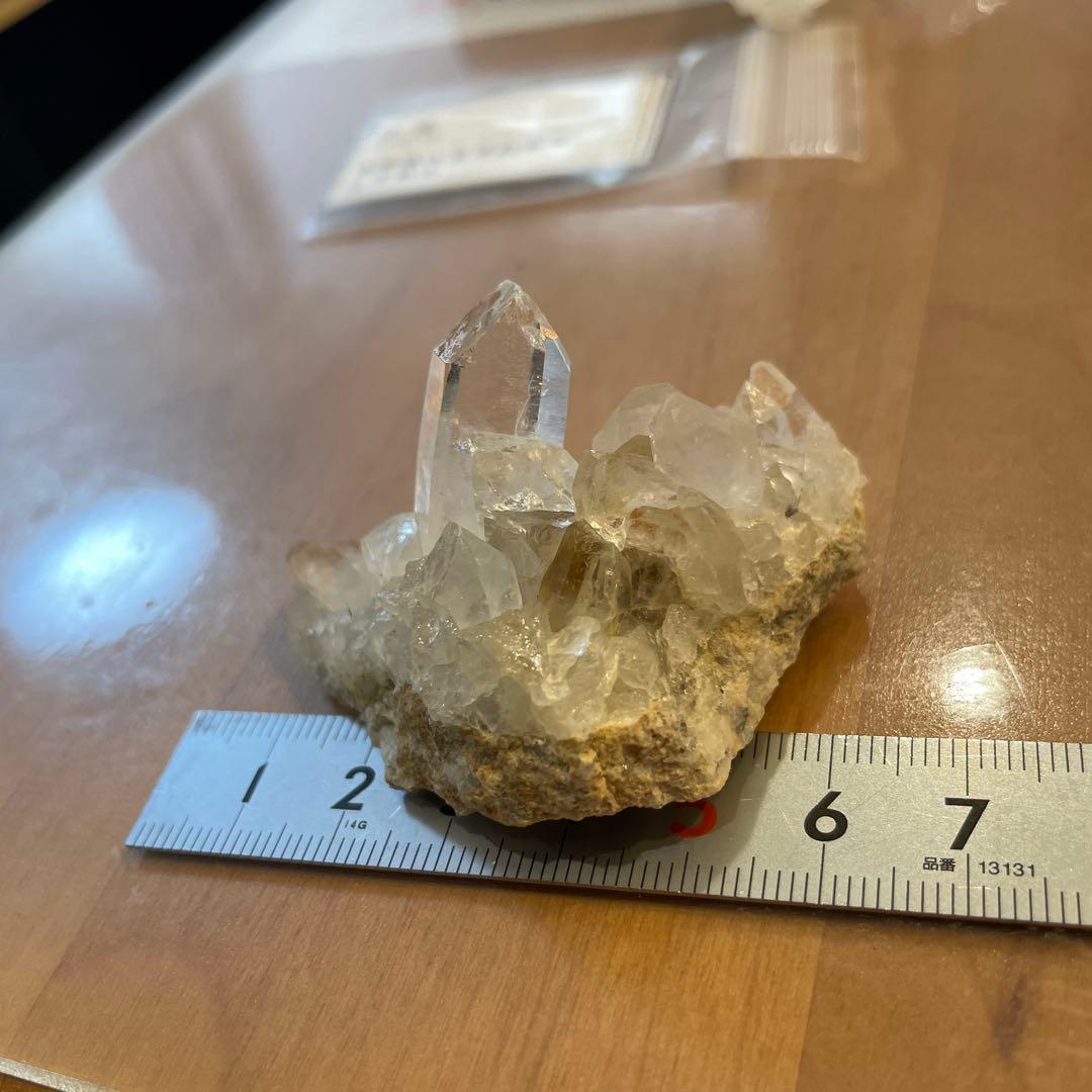 【国産鉱物】水晶クラスター　山梨県　乙女鉱山産