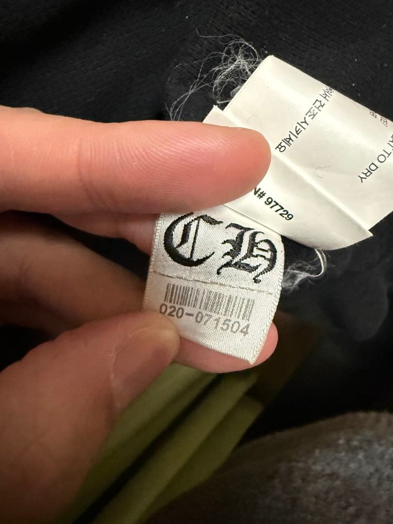 5*0様 【スライダー折れた】クロムハーツ ダガージップパーカー セメタリークロ