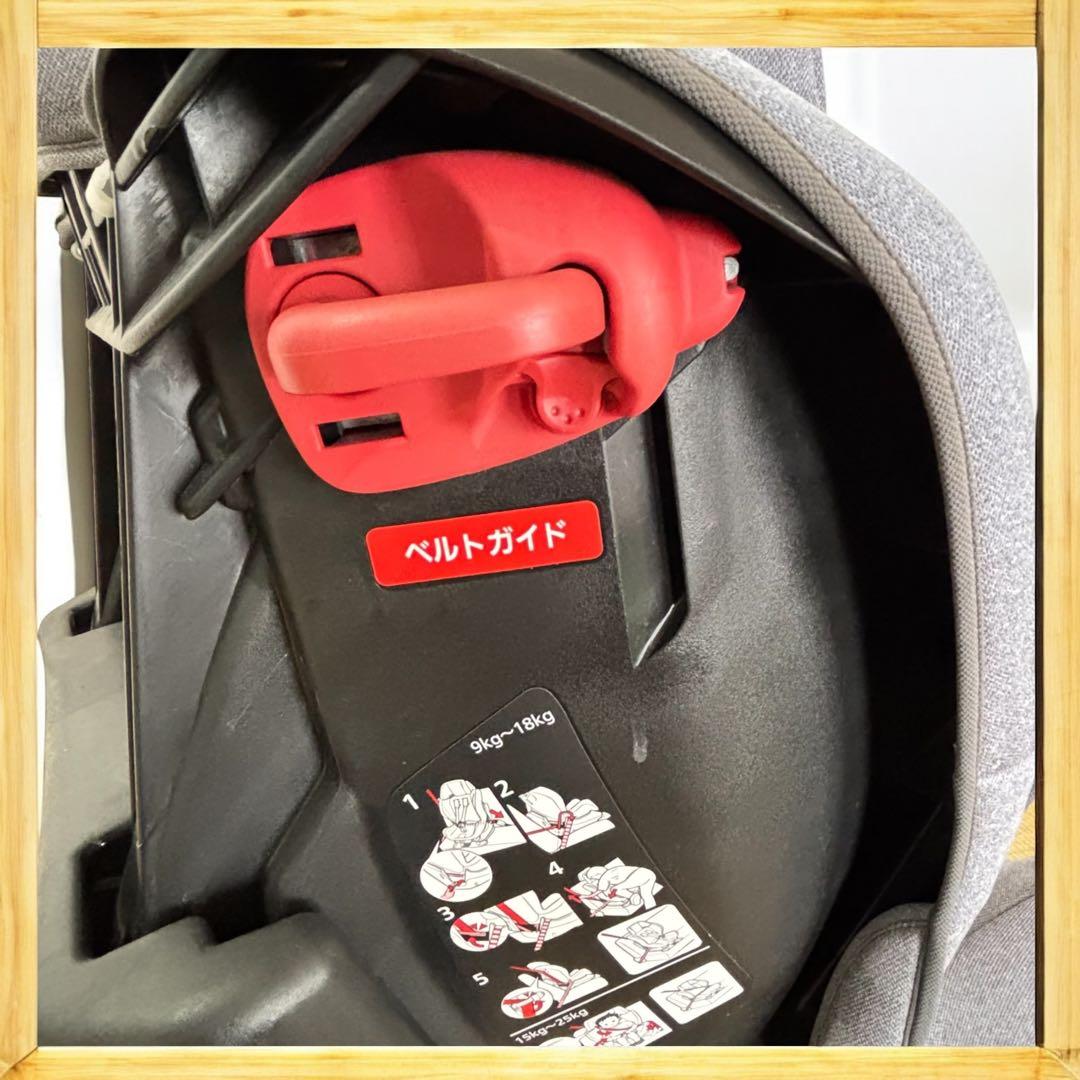 【1歳〜7歳対応】エールベベ スイングムーン プレミアムS 美品 グレー 清潔感