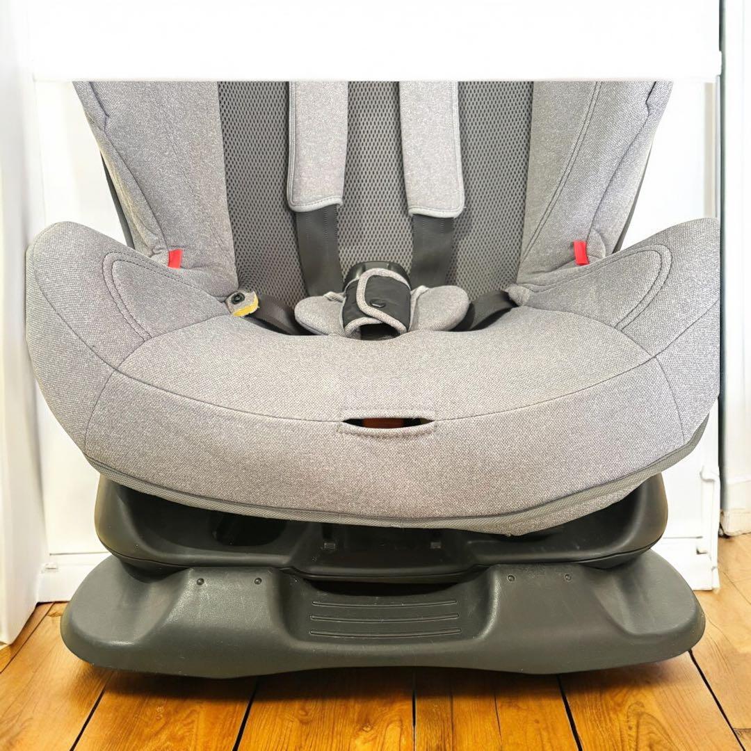 【1歳〜7歳対応】エールベベ スイングムーン プレミアムS 美品 グレー 清潔感