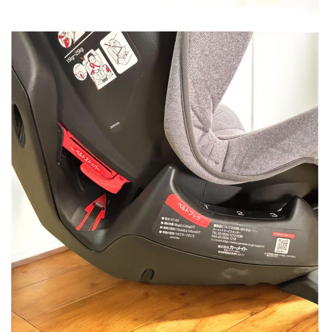 【1歳〜7歳対応】エールベベ スイングムーン プレミアムS 美品 グレー 清潔感