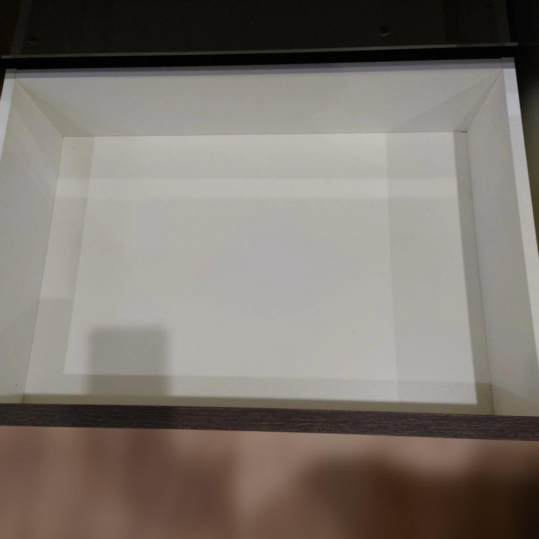 木製テレビ台 黒茶色 モダンデザイン