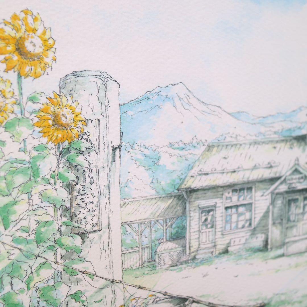 真作保証 内田新哉 少年時代 リトグラフ 版画 エディション 直筆サイン 額装