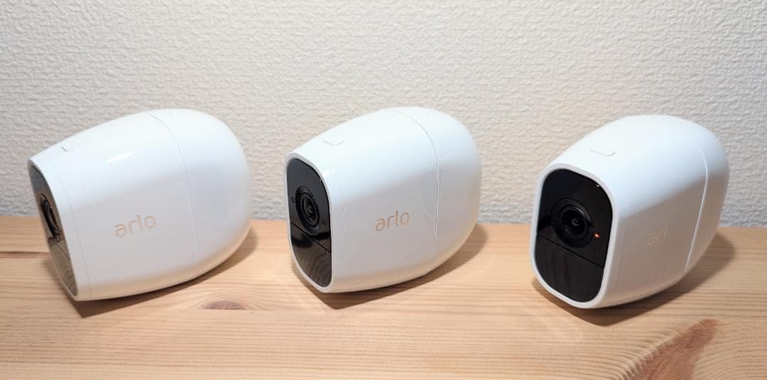 Arlo Pro 2 カメラ3台セット ワイヤレスHD防犯カメラ
