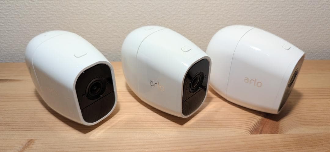 Arlo Pro 2 カメラ3台セット ワイヤレスHD防犯カメラ