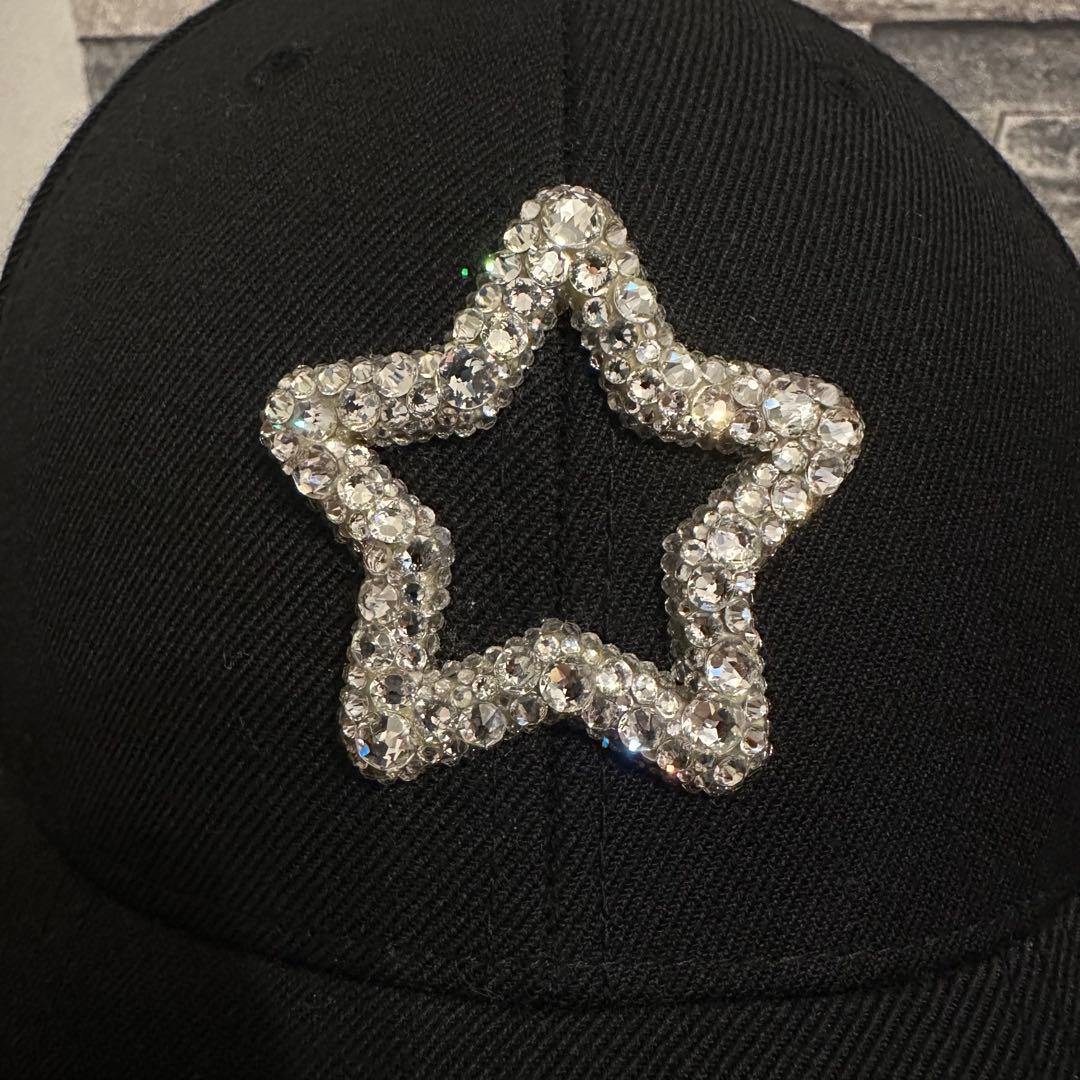 モブスター THE MOBSTAR スワロフスキー キャップ　帽子