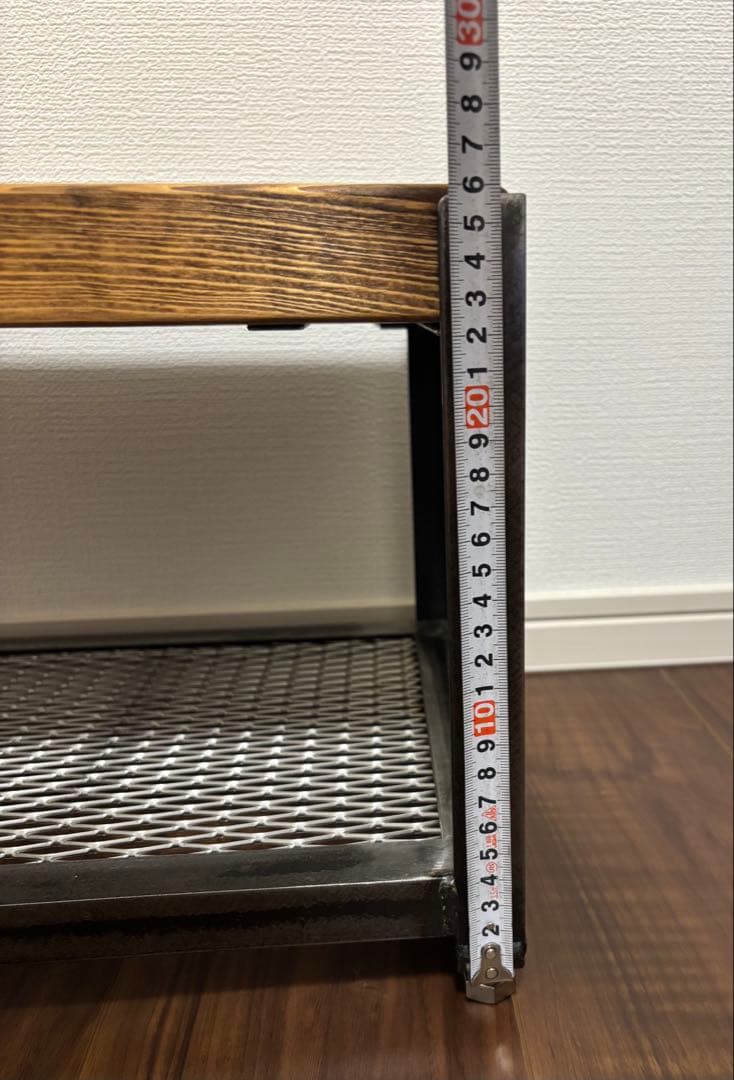 アイアンラック　インダストリアル　テレビ台　棚 中古品　ハンドメイド