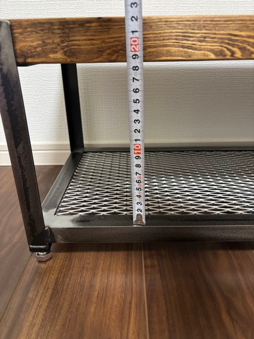 アイアンラック　インダストリアル　テレビ台　棚 中古品　ハンドメイド