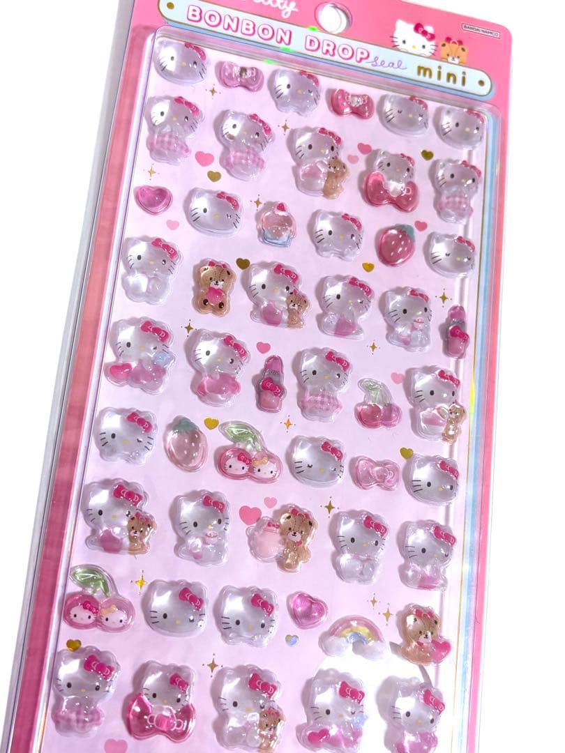 ボンボンドロップシールミニ サンリオ8種 たまごっち3種 計12枚 正規品