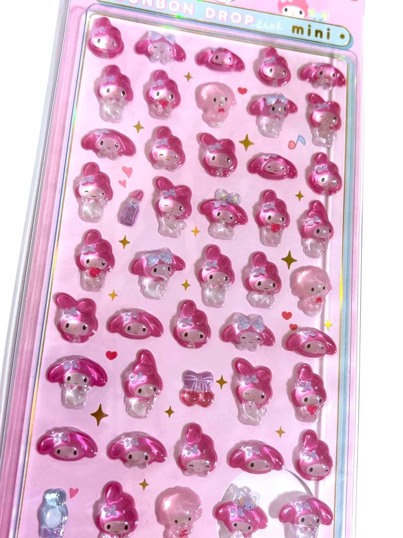 ボンボンドロップシールミニ サンリオ8種 たまごっち3種 計12枚 正規品