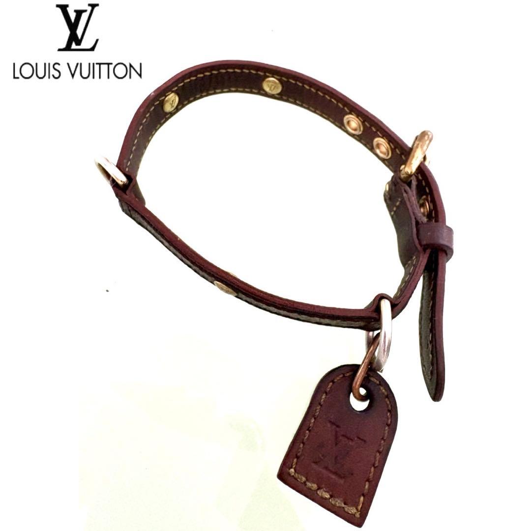 ルイヴィトン 小型犬用モノグラム首輪