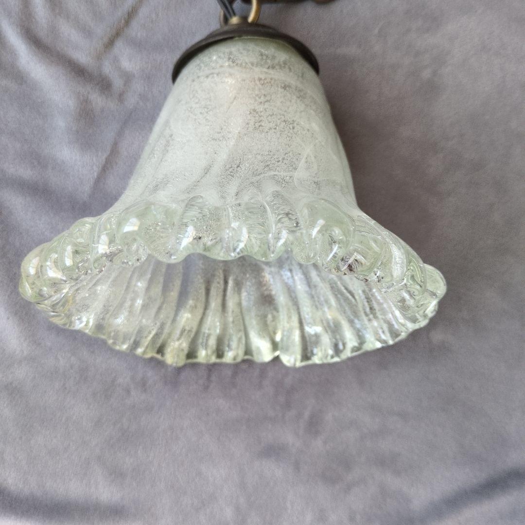 アンティーク　硝子　照明　フラワー　花　ペンダントライト　アクタス　ウニコ