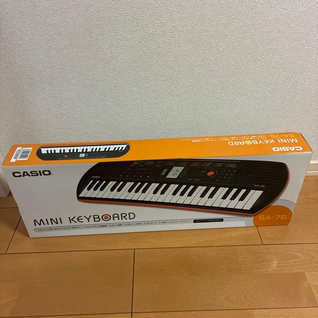 新品未開封　CASIO SA-76 ミニキーボード