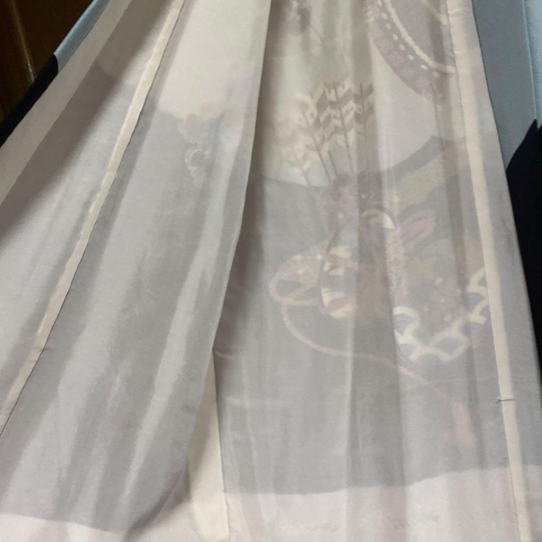 男児　5 歳　七五三　正絹　ちりめん着物　ビンテージ　京都 羽織+着物セット