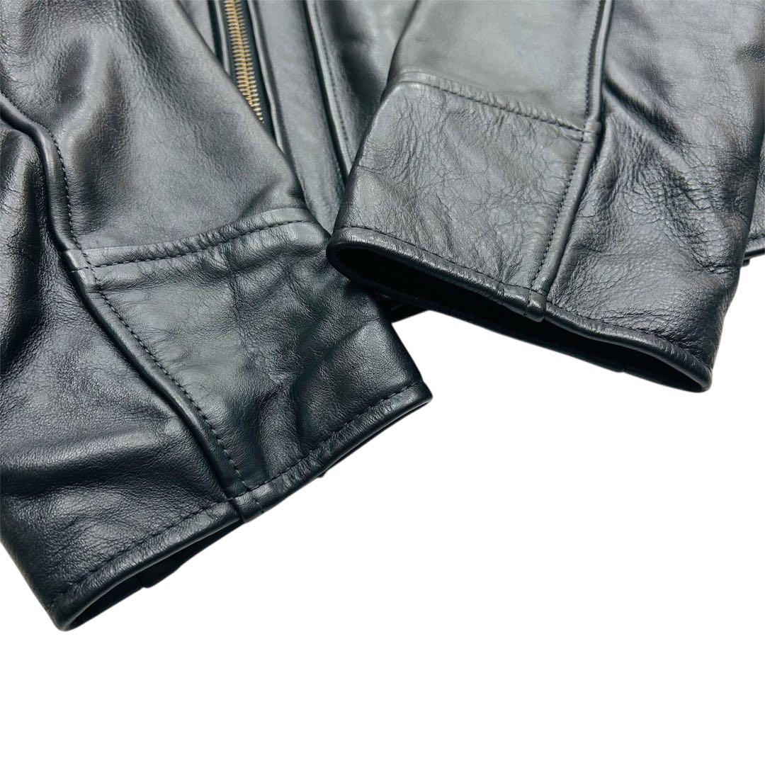VANSON 40 バンソン シングルライダース レザージャケット カウハイド