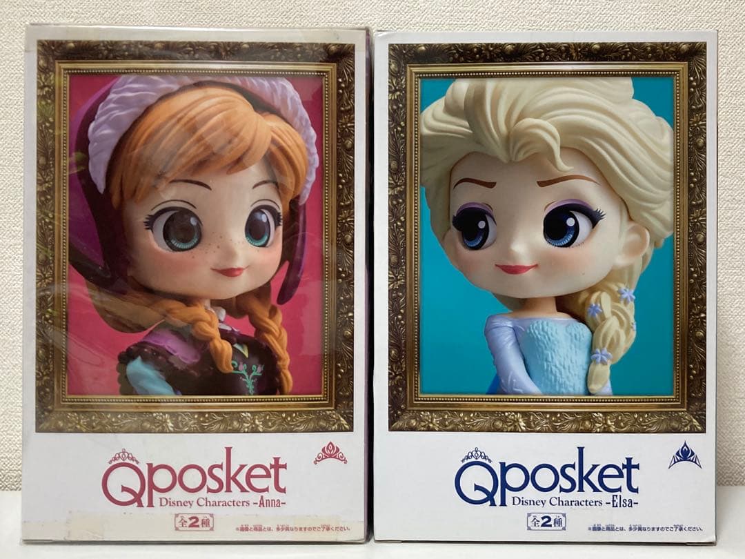 【新品 未開封】Qposket アナと雪の女王 アナ&エルサ レアカラーver.