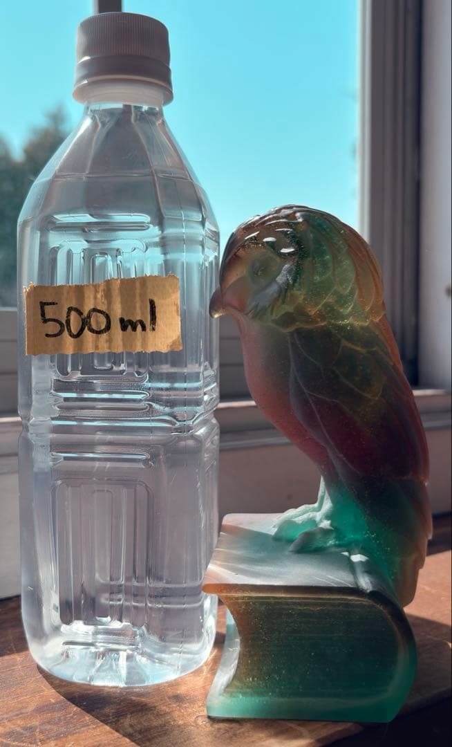 梟　ふくろう　ドームフランス　daum バカラ　置物　アンティーク　ビンテージ