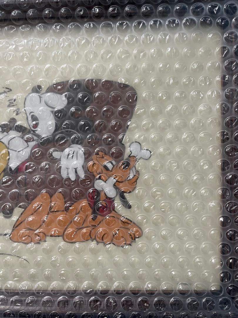 【新品・未使用】ミッキーマウス アートポスター A4 フレーム付き