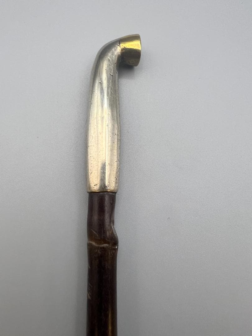 【海】純銀煙管　村田　風景図　キセル　銀細工　アンティーク　重量約27.8g