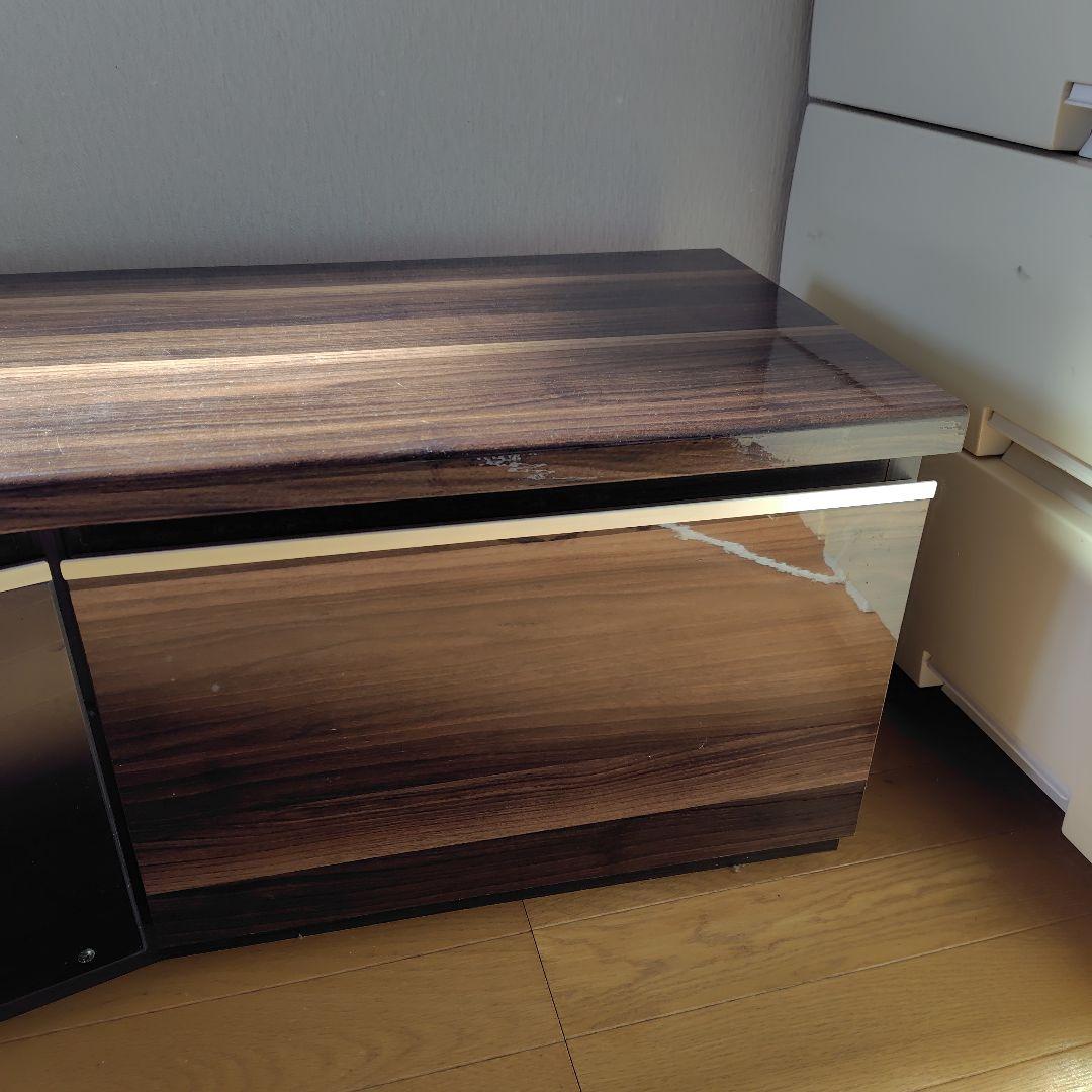 ディノス　モダン ダークウッド テレビボード 　コーナータイプ　配線口付き