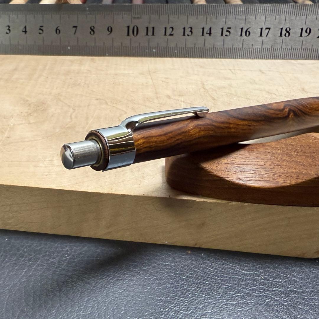 202デザートアイアンウッド　木製シャーペン　最強低重心ダブルR 真鍮