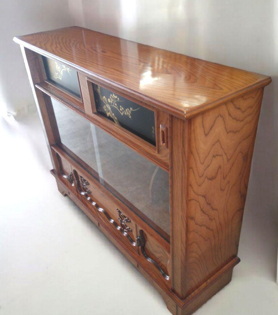 [赤ずきんちゃん]茶箪笥 飾り棚 和箪笥 飾り台 昭和レトロ アンティーク