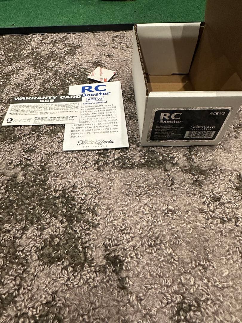 Xotic Effects RC Booster V2 25年8月購入
