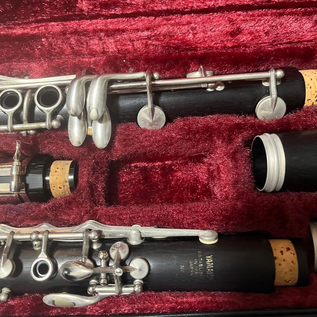 ヤマハ クラリネット 木製 黒色 ケース付き　クリスマスSALE