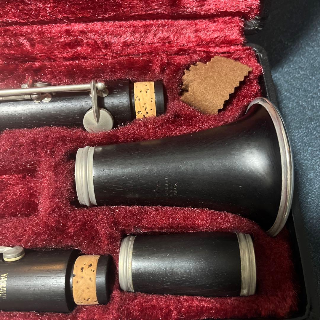 ヤマハ クラリネット 木製 黒色 ケース付き　クリスマスSALE