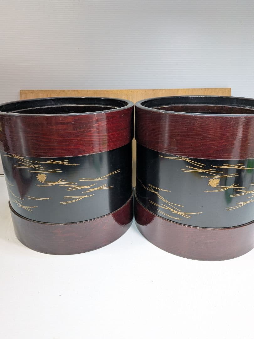 P024 京都 象彦 漆器 手あぶり 火鉢 2点 木箱入 老舗 伝統工芸