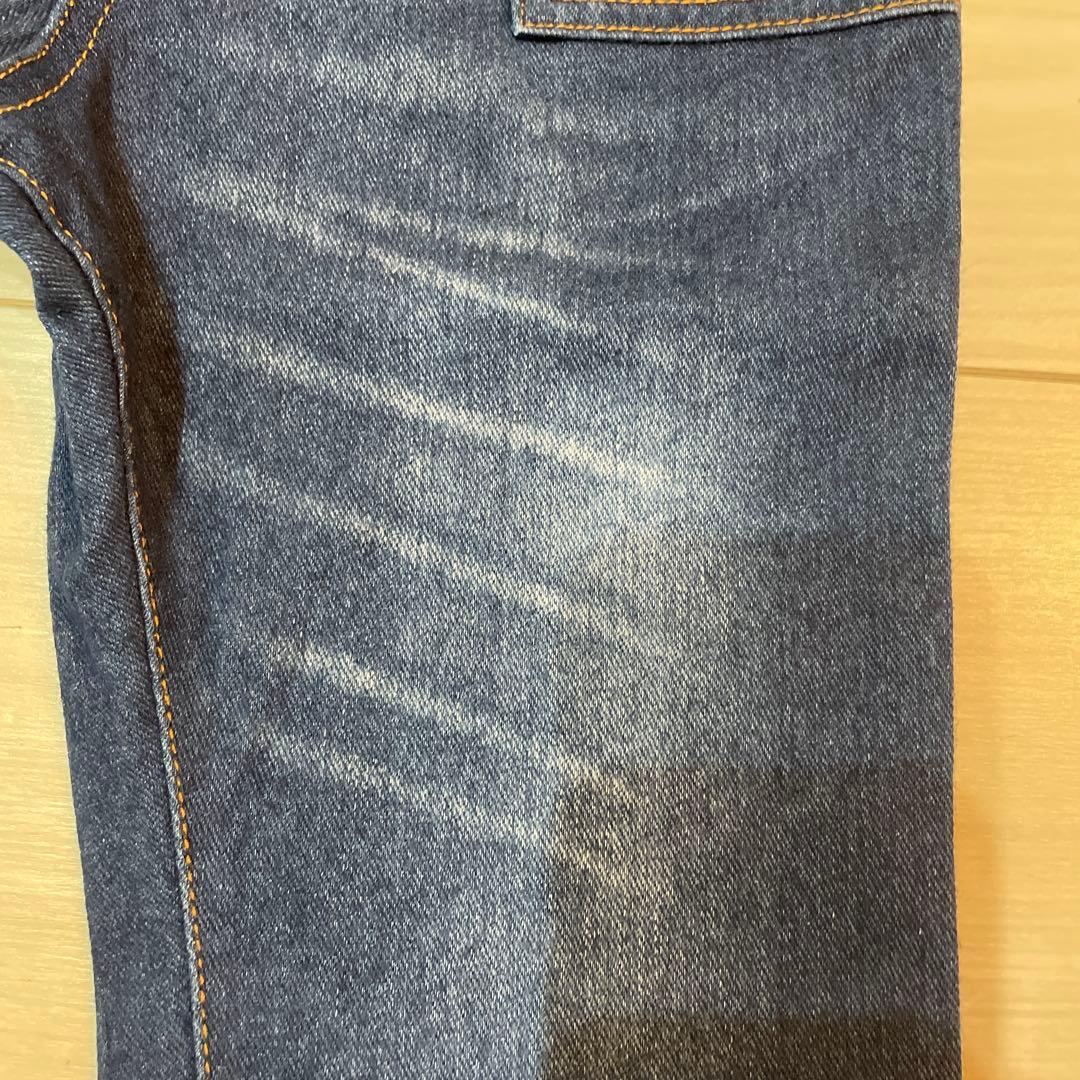 【新品未使用】デニム ジーンズストレッチダブルBタグ付き110＆スウェット