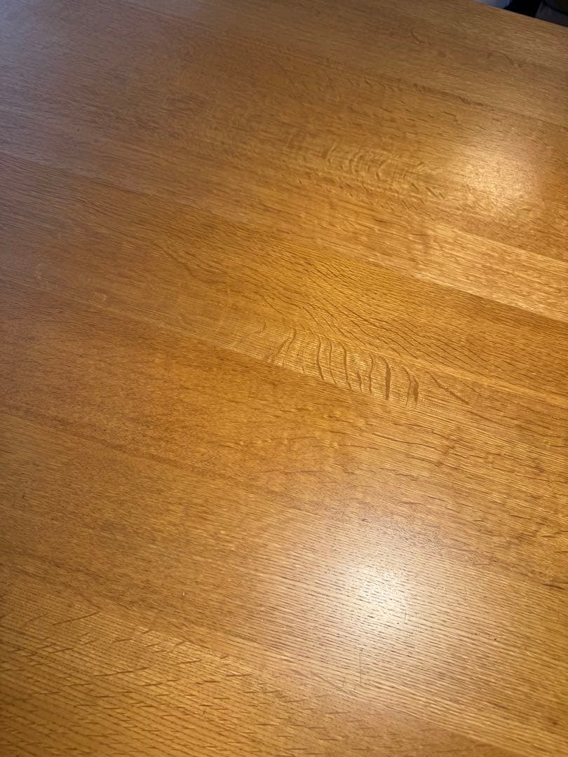 送料込み　最終値下げ　家具蔵　美品　無垢材 ナラ　ダイニングテーブル