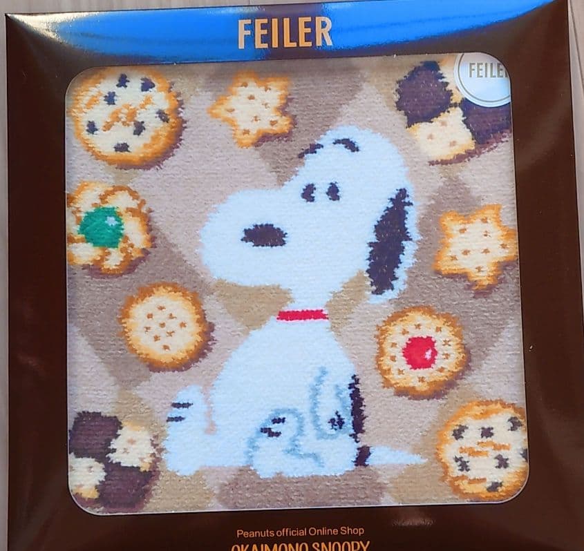 FEILER スヌーピー タオルハンカチ 2枚セット