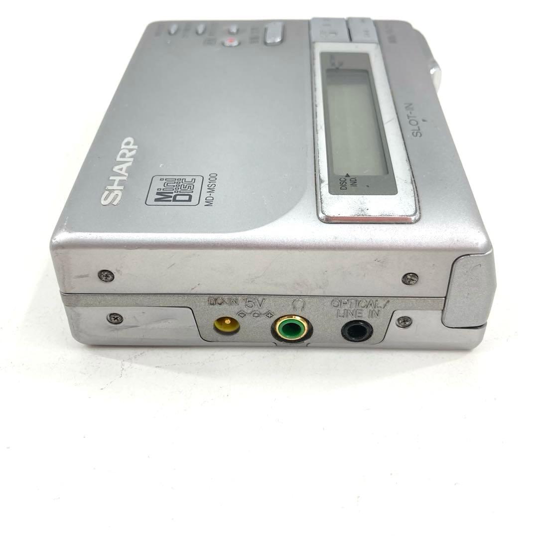SHARP MDウォークマン MDレコーダー MD-MS100 動作確認済