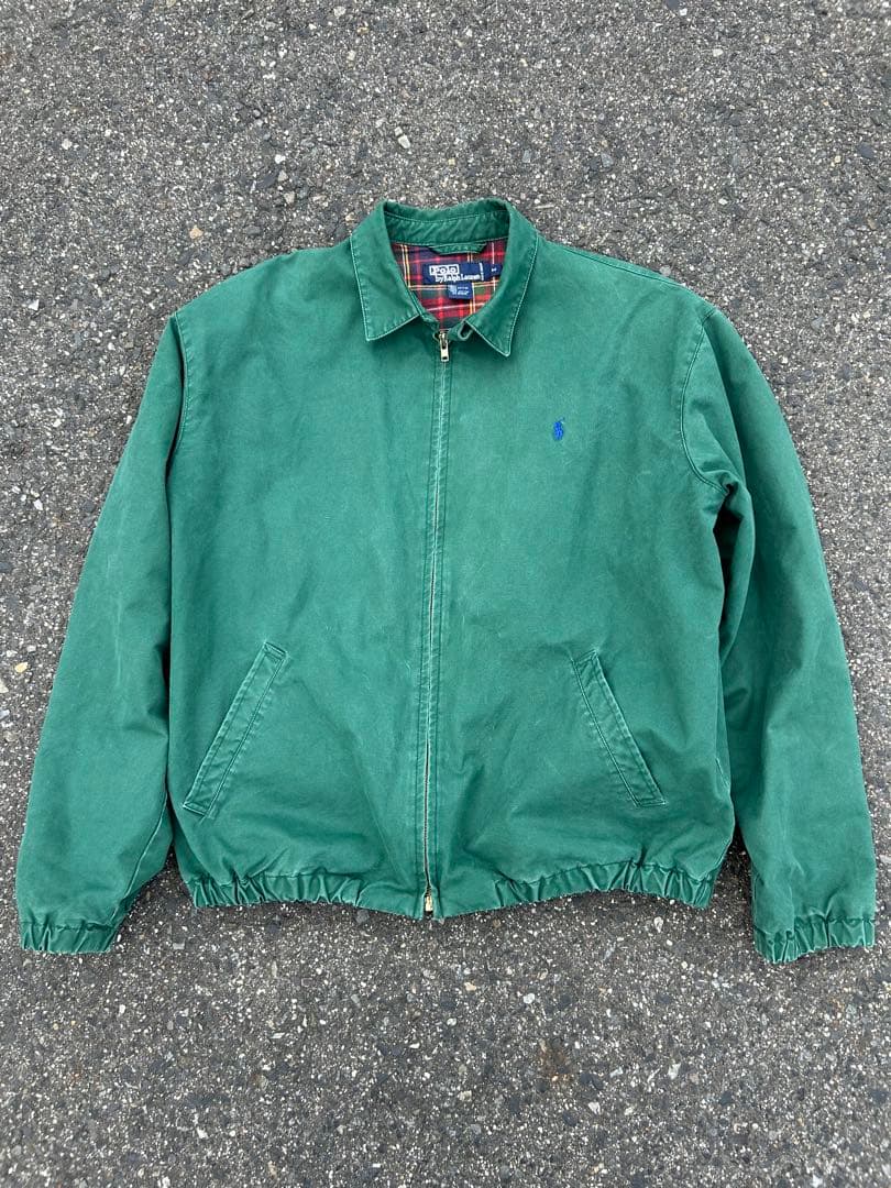 90s Ralph LaurenスウィングトップMサイズ裏地チェック値下げ中