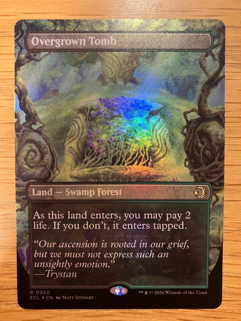 MTG 草むした墓　ボーダーレス　英語版　ECL　Foil 　2枚セット